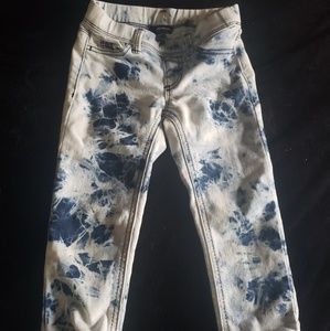 Jordache acid wash capris for little girl size 4-5